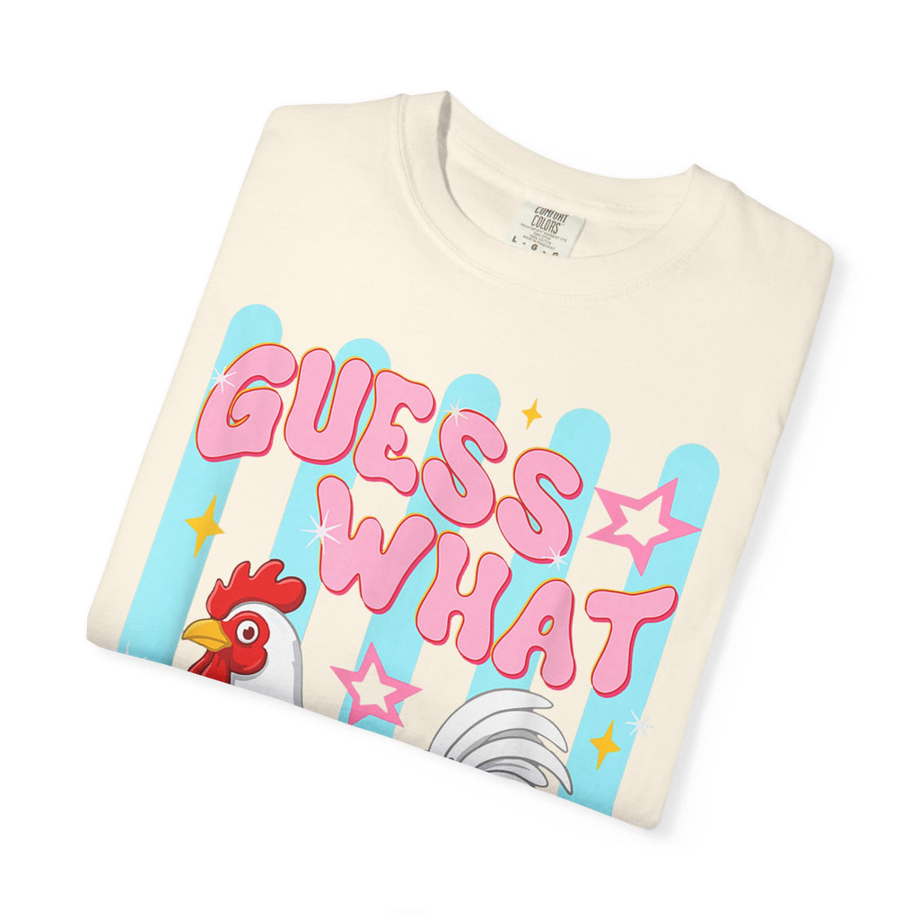 Guess What Rooster T-Shirt — Cute Retro Chicken Graphic Tee