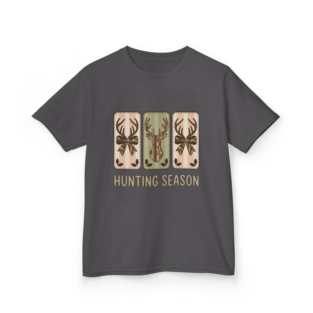 Kids 'Hunting Season' Graphic Tee — Deer Antler Outdoor Shirt