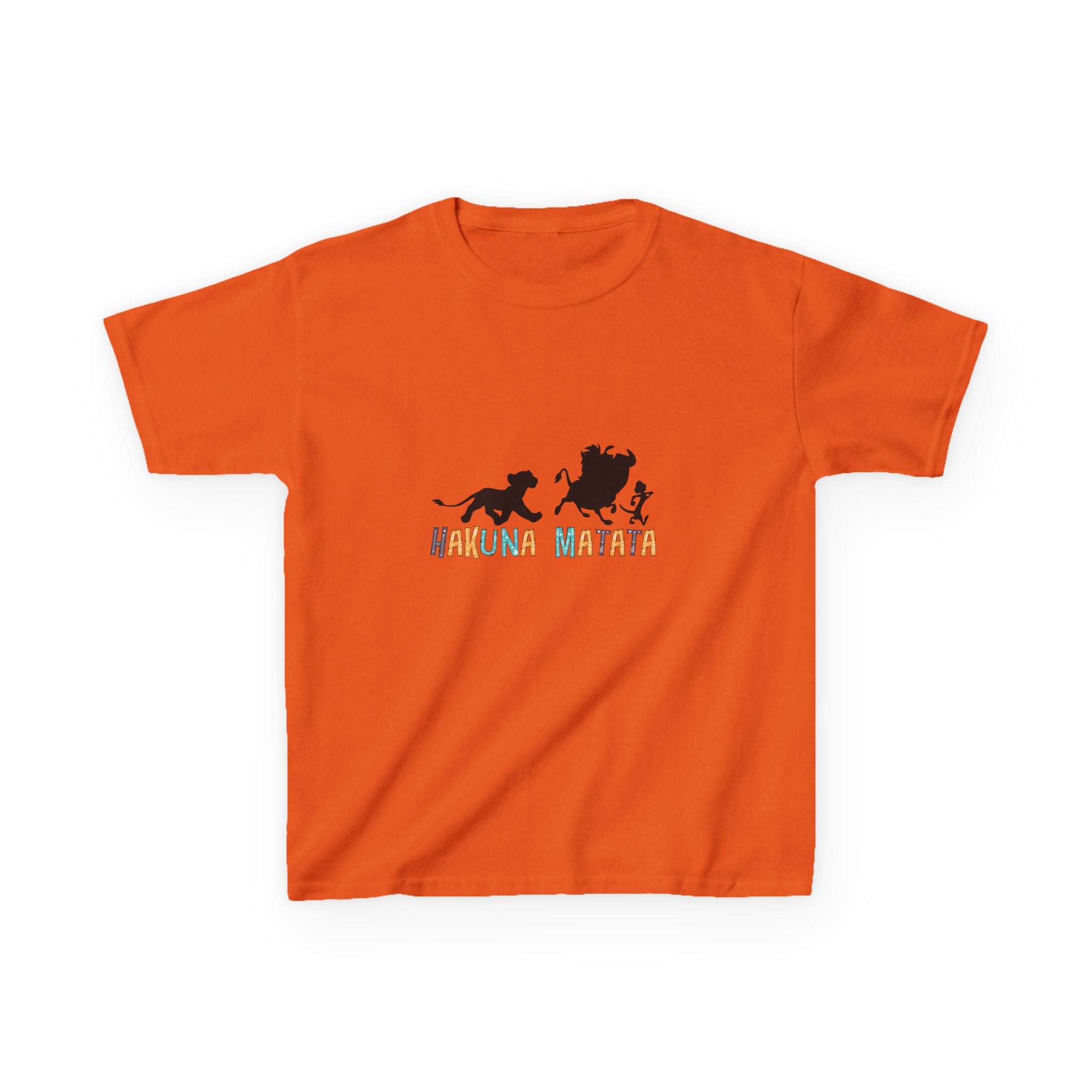 Kids Tee — 'Hakuna Matata' Silhouette Lion King Design