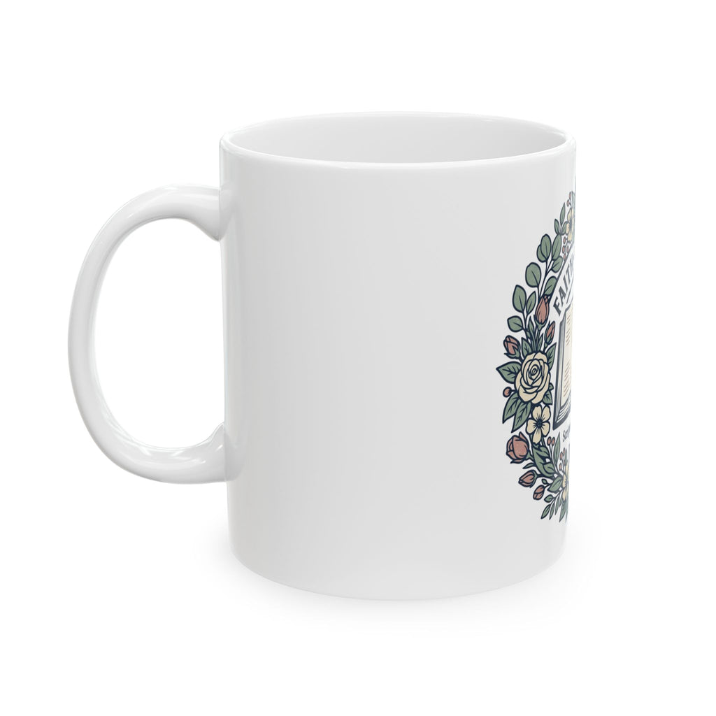 Faith Hope Love Bible Mug — Scripture for the Soul Ceramic Coffee Cup (11oz/15oz)