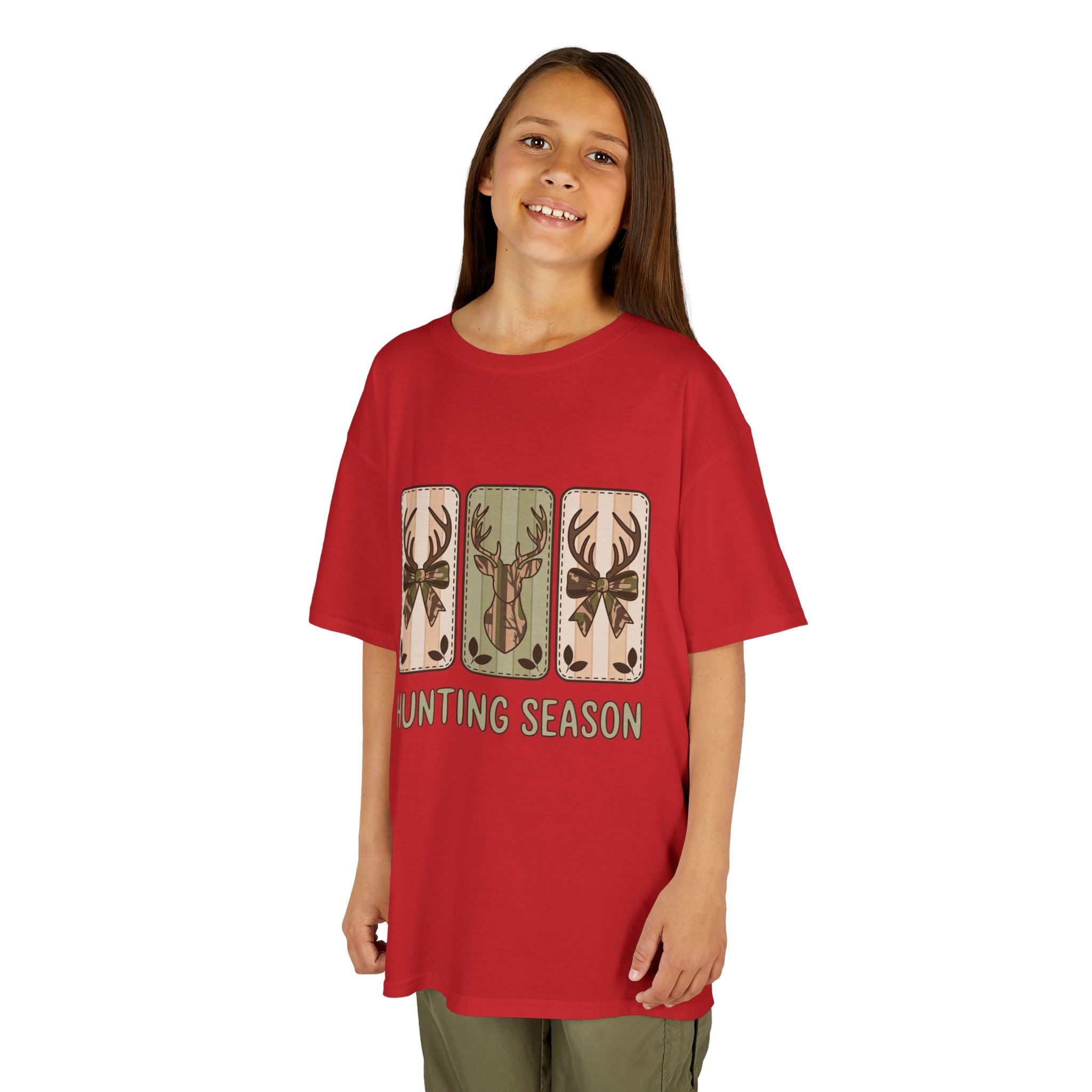 Kids 'Hunting Season' Graphic Tee — Deer Antler Outdoor Shirt