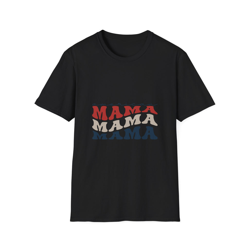 Mama Retro Tee — "American Mama" Graphic T-Shirt