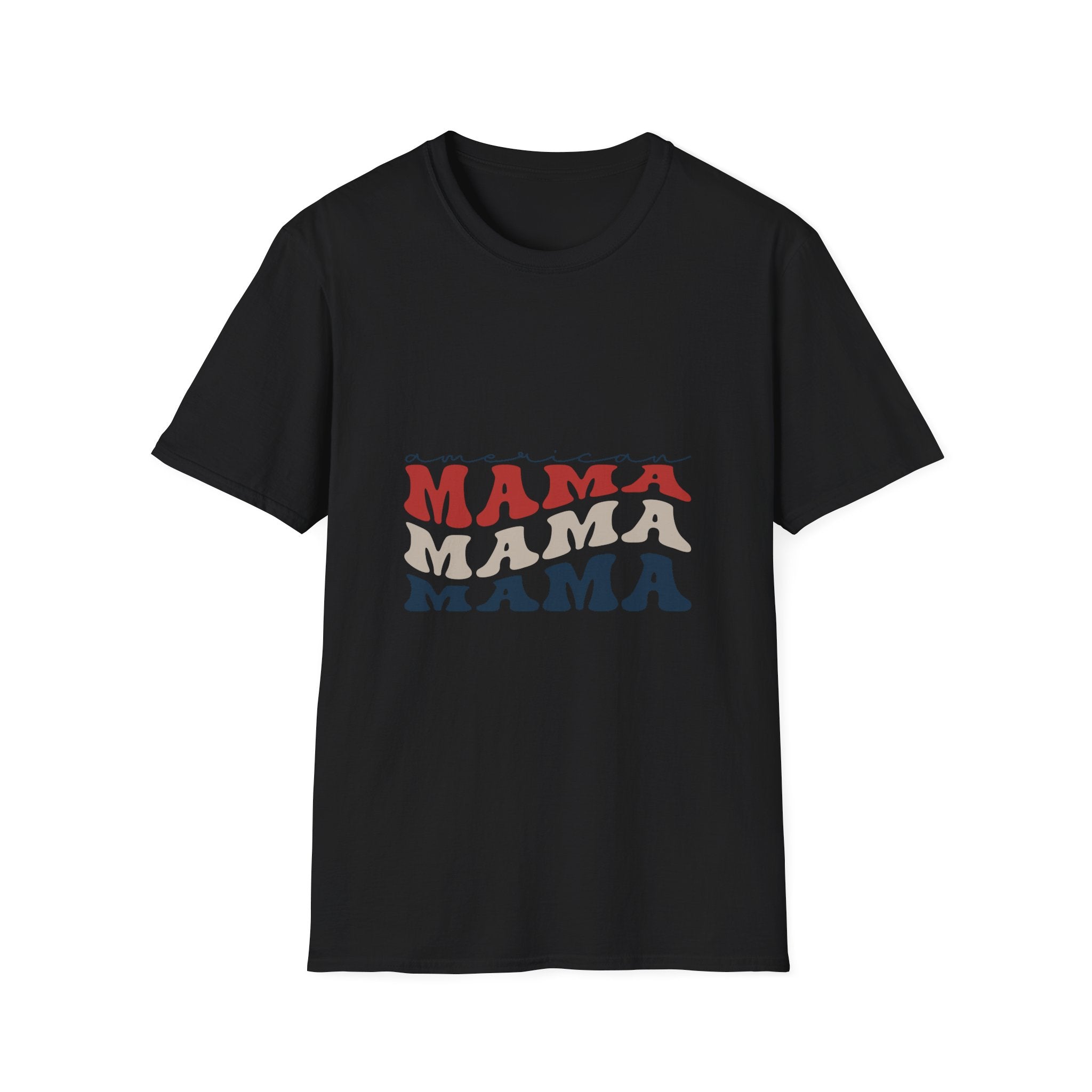 Mama Retro Tee — "American Mama" Graphic T-Shirt
