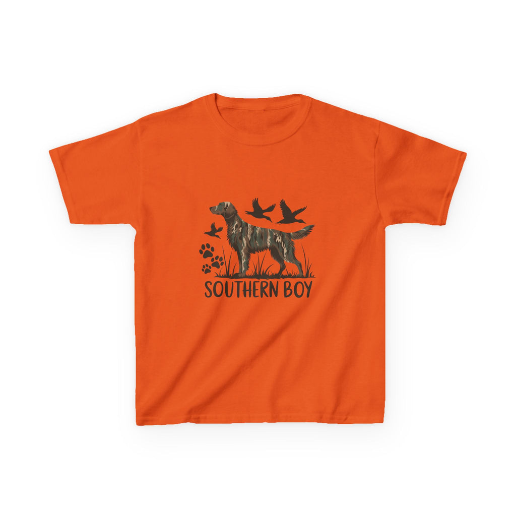 Kids 'Southern Boy' Camo Dog T-Shirt - Outdoor Hunting Puppy Tee