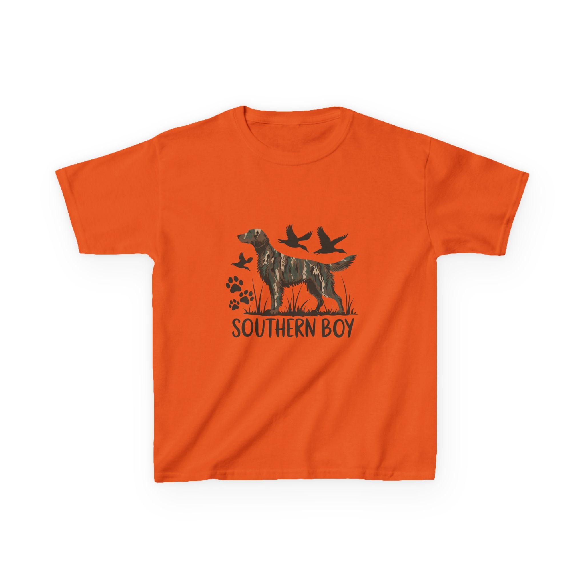 Kids 'Southern Boy' Camo Dog T-Shirt - Outdoor Hunting Puppy Tee