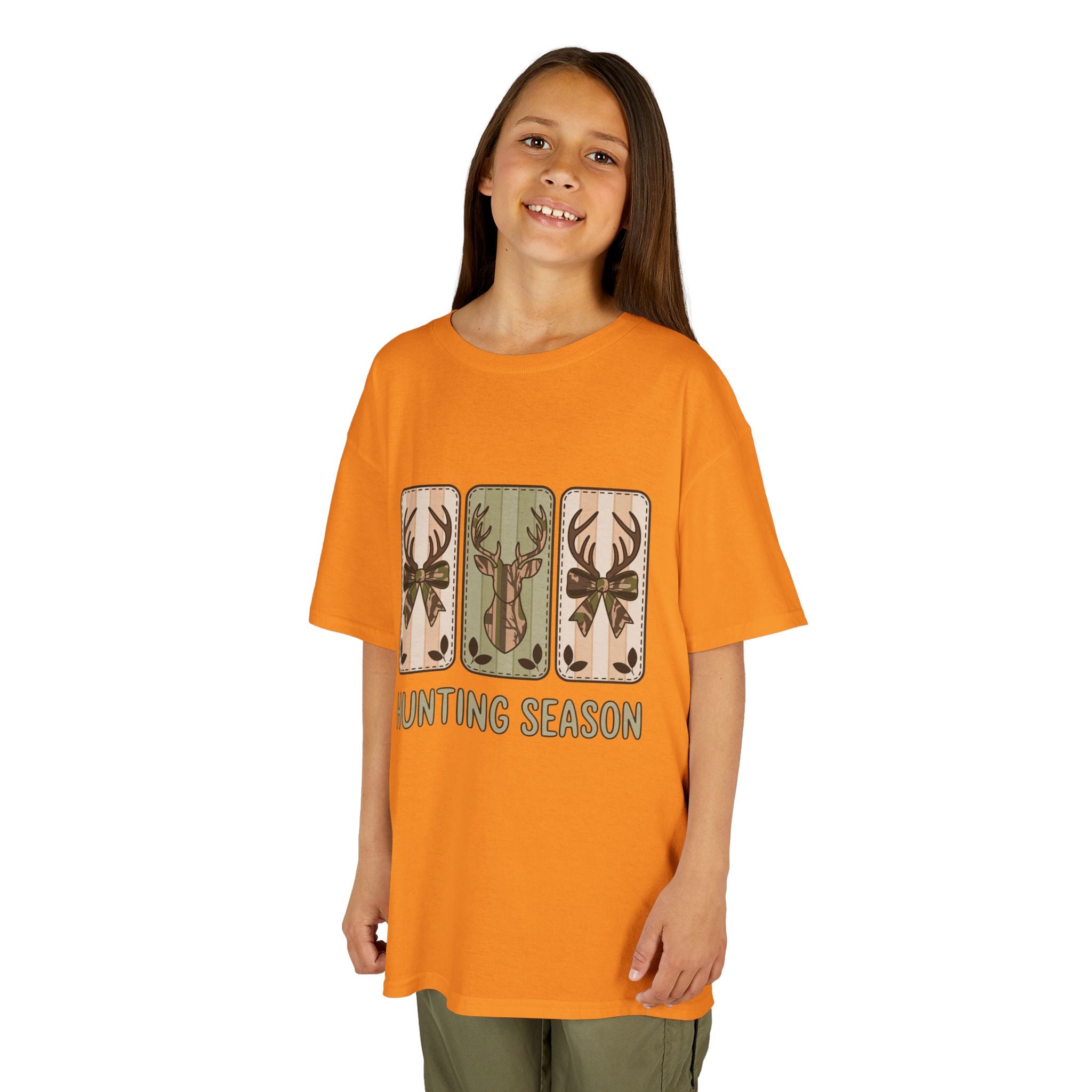 Kids 'Hunting Season' Graphic Tee — Deer Antler Outdoor Shirt