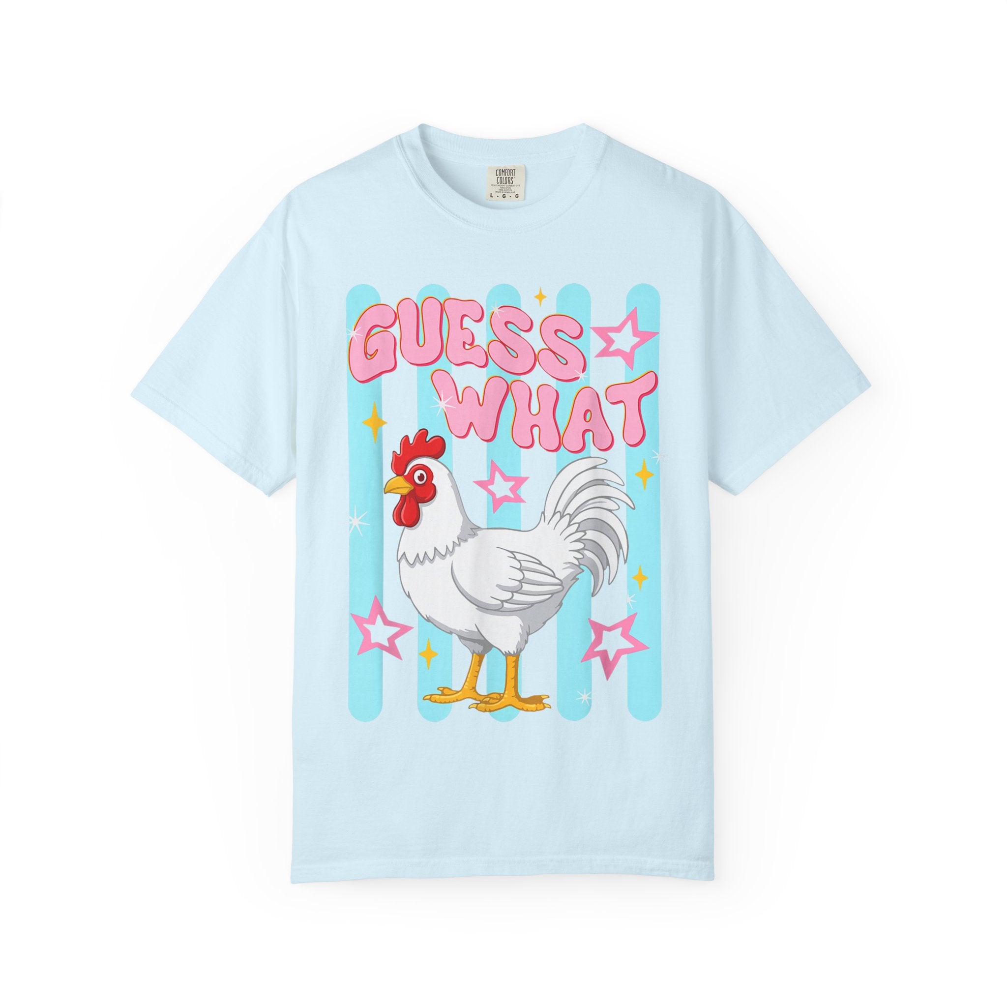 Guess What Rooster T-Shirt — Cute Retro Chicken Graphic Tee
