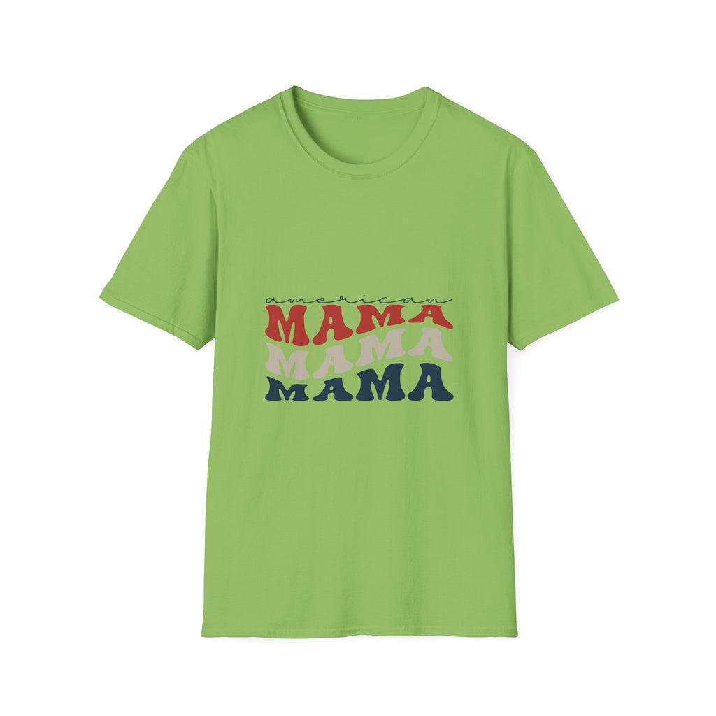 Mama Retro Tee — "American Mama" Graphic T-Shirt
