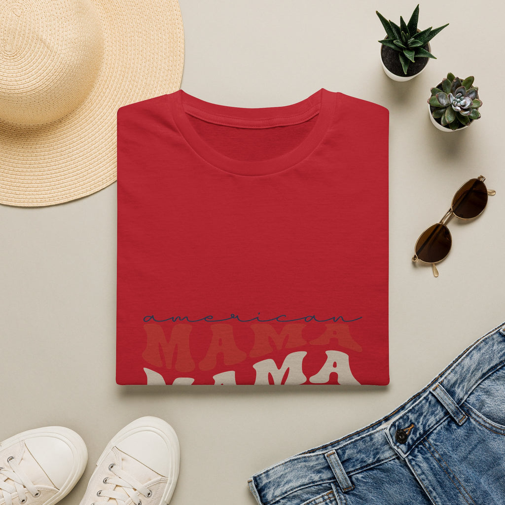 Mama Retro Tee — "American Mama" Graphic T-Shirt