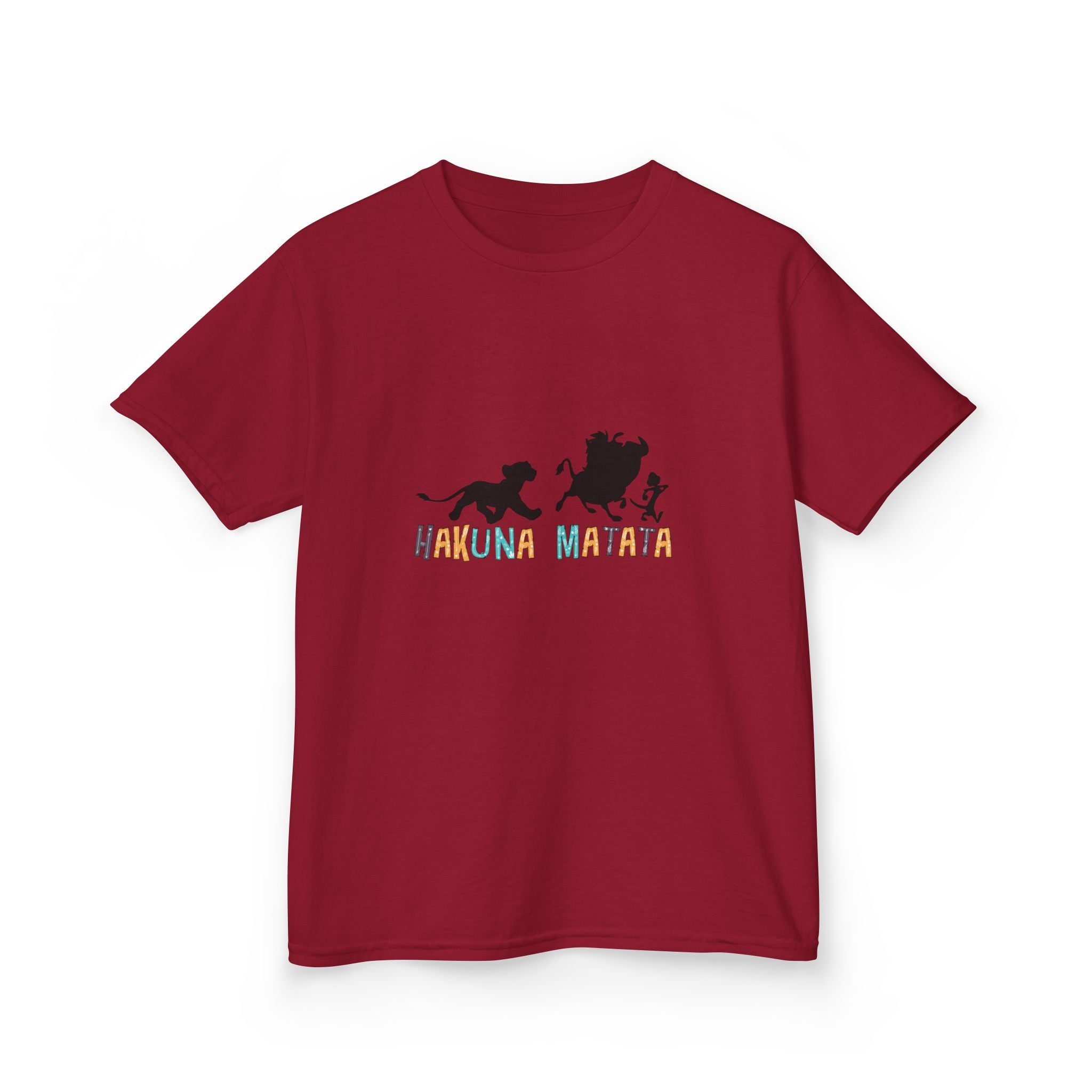 Kids Tee — 'Hakuna Matata' Silhouette Lion King Design