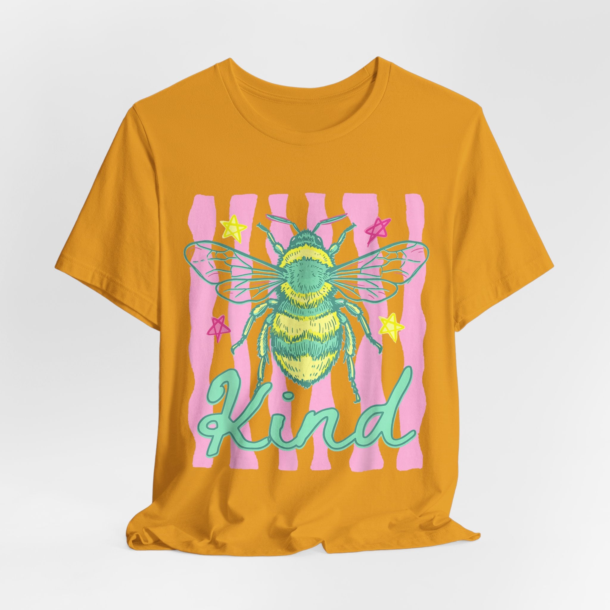 Kind Bee T-Shirt — Cute Pastel Bee Graphic Tee