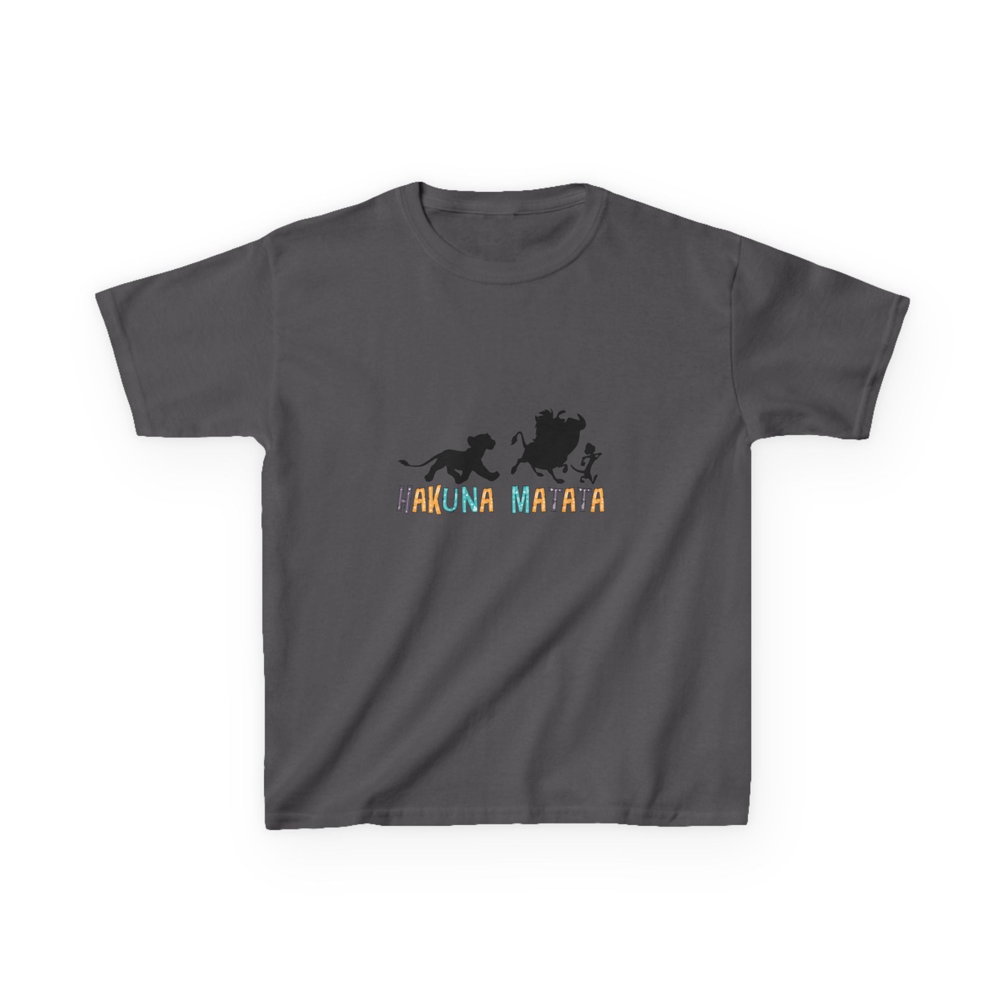 Kids Tee — 'Hakuna Matata' Silhouette Lion King Design
