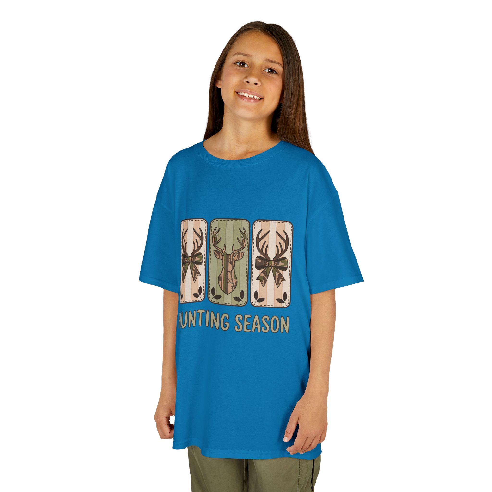 Kids 'Hunting Season' Graphic Tee — Deer Antler Outdoor Shirt