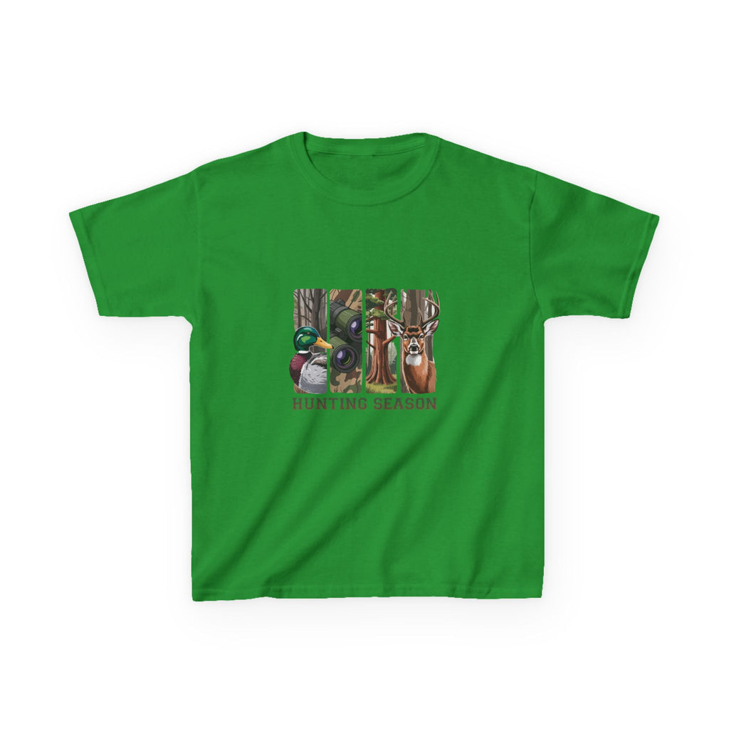 Kids Tee — 'Hunting Season' Duck & Deer Woodland Graphic