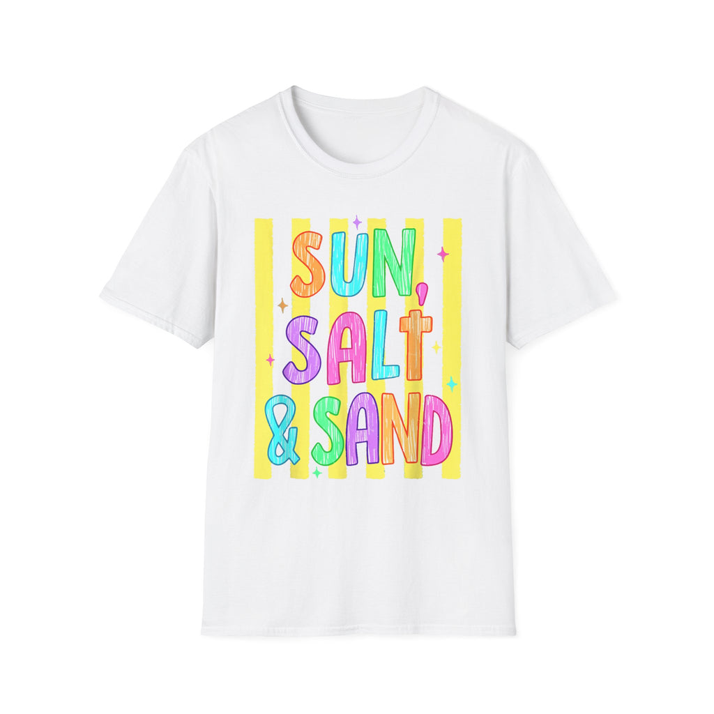 Sun, Salt & Sand T-Shirt — Vibrant Beach Vibes Tee