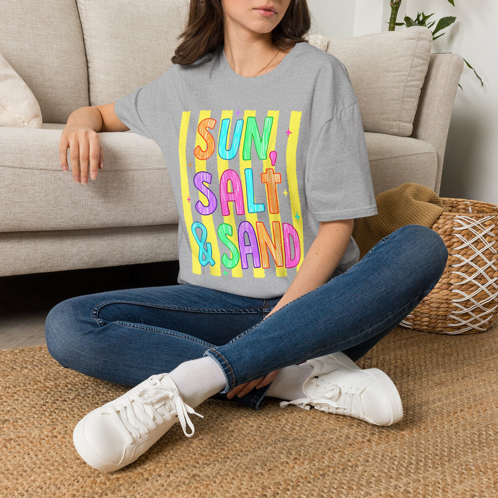 Sun, Salt & Sand T-Shirt — Vibrant Beach Vibes Tee
