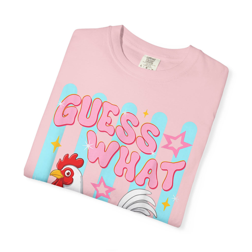 Guess What Rooster T-Shirt — Cute Retro Chicken Graphic Tee