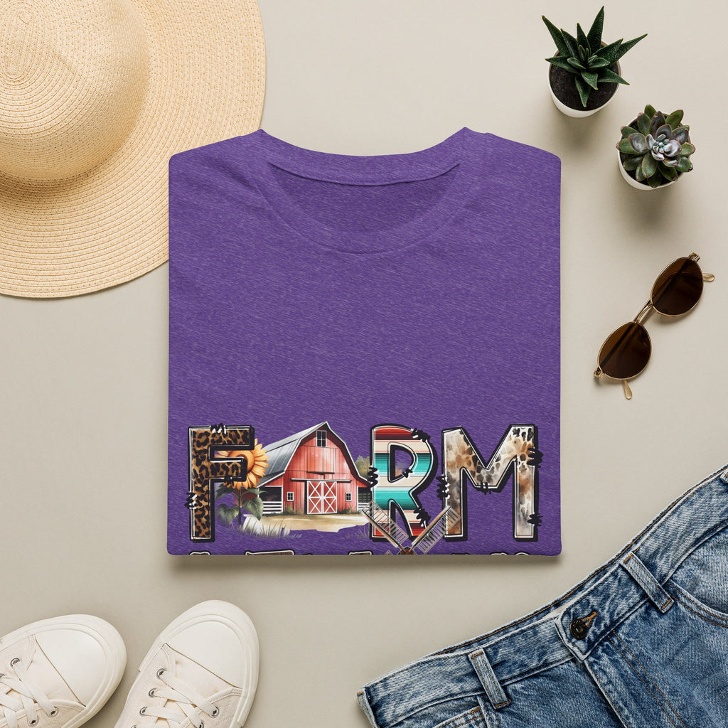 Farm Livin' Graphic T-Shirt — Rustic Barn Country Life Tee