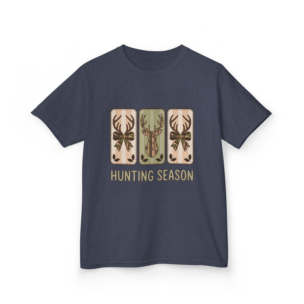 Kids 'Hunting Season' Graphic Tee — Deer Antler Outdoor Shirt