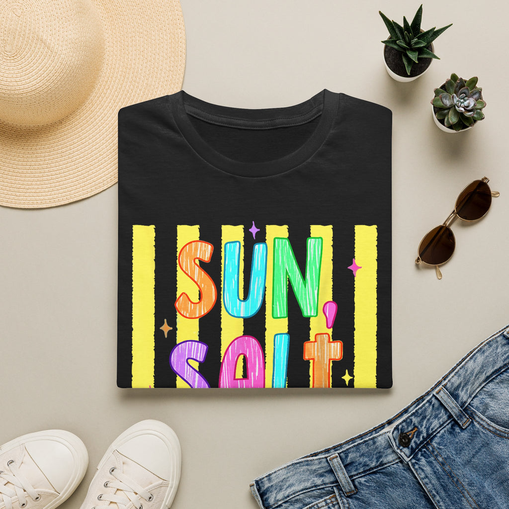 Sun, Salt & Sand T-Shirt — Vibrant Beach Vibes Tee
