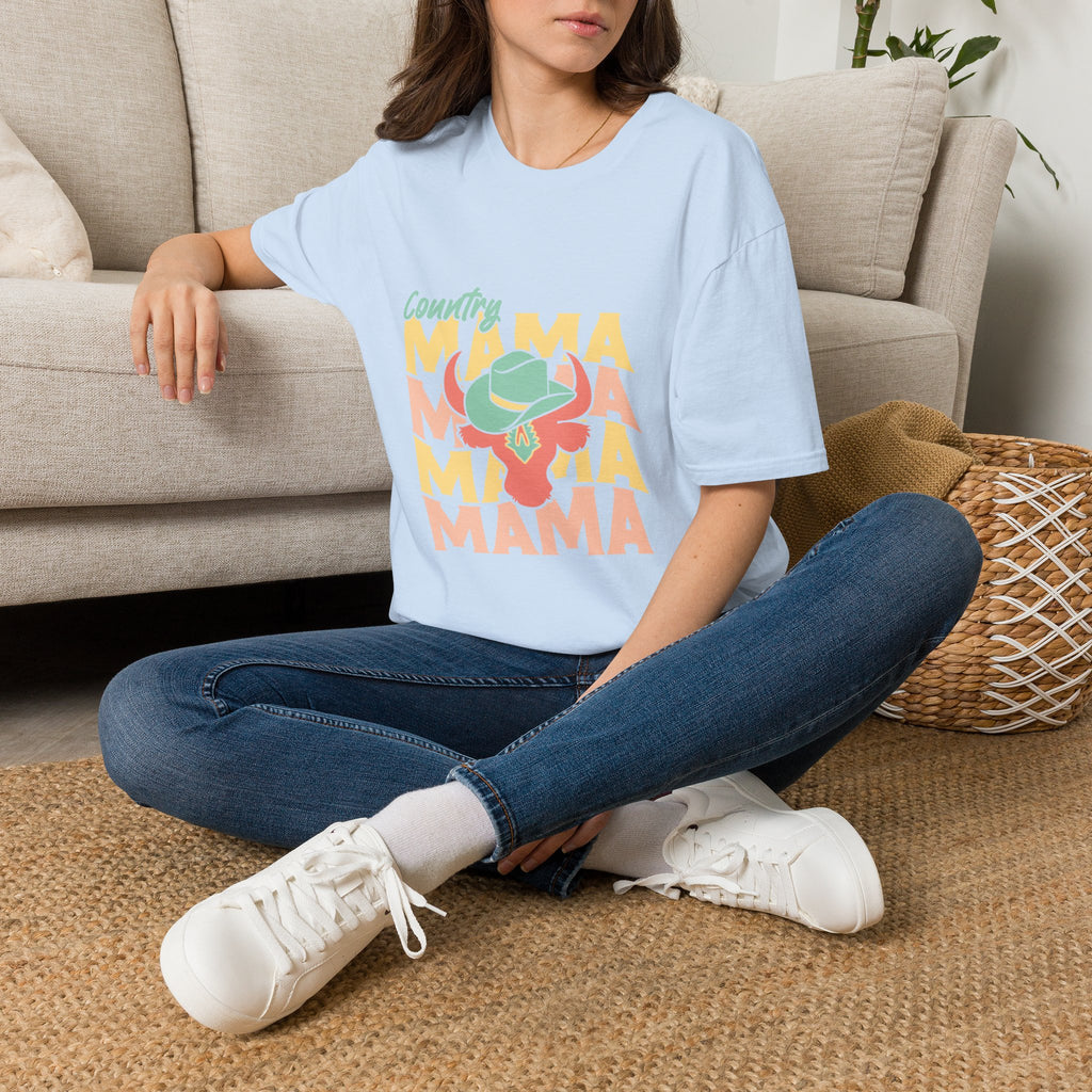 Country Mama T-Shirt — Retro Western Cowgirl Tee