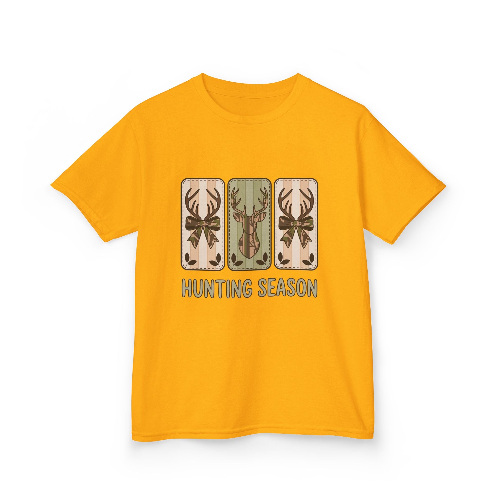 Kids 'Hunting Season' Graphic Tee — Deer Antler Outdoor Shirt