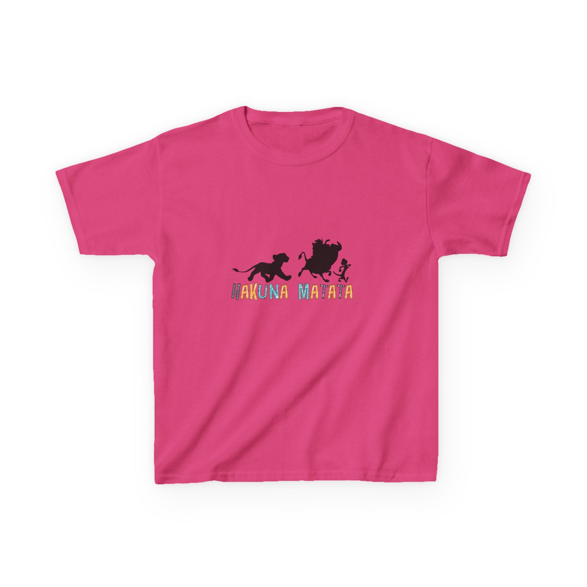 Kids Tee — 'Hakuna Matata' Silhouette Lion King Design