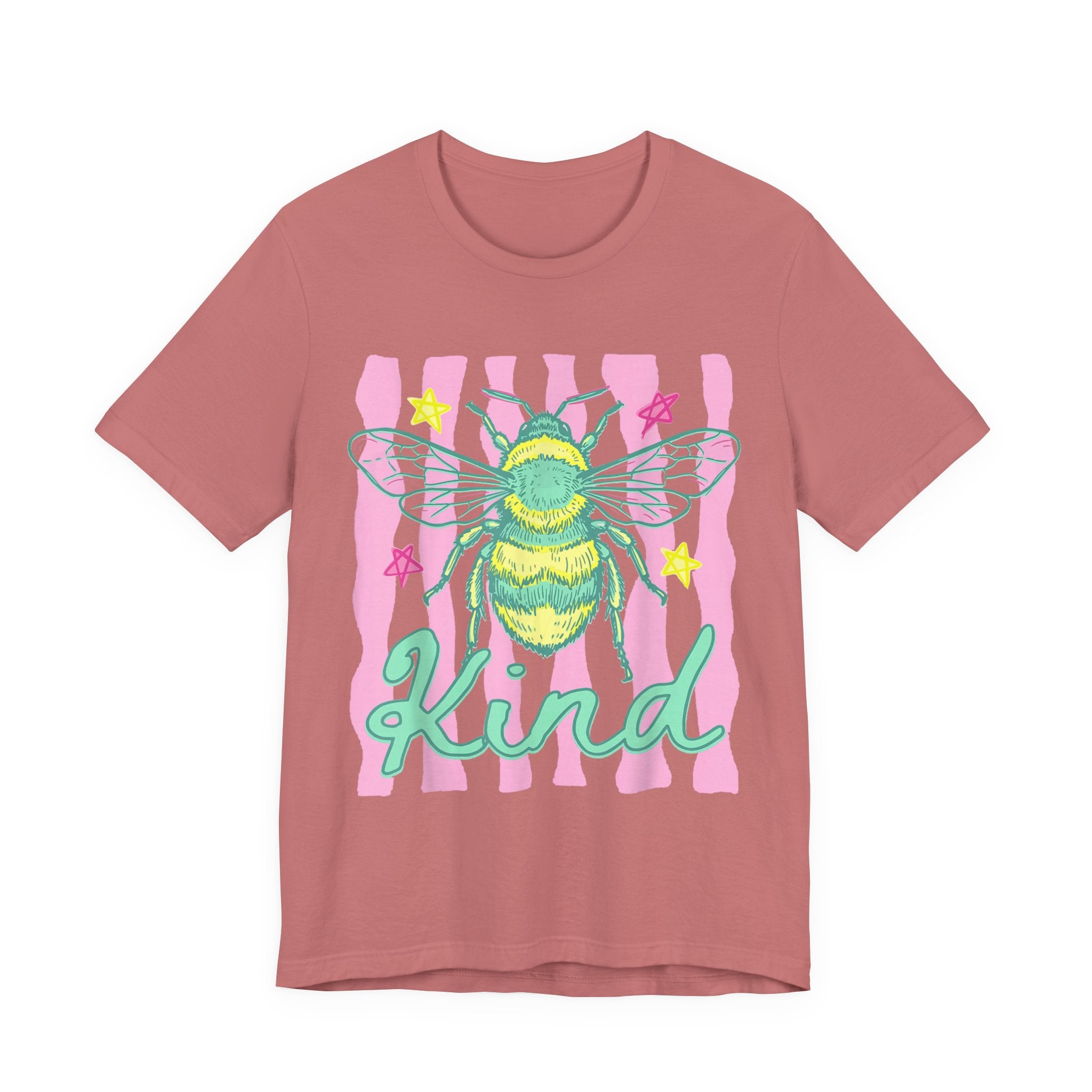 Kind Bee T-Shirt — Cute Pastel Bee Graphic Tee