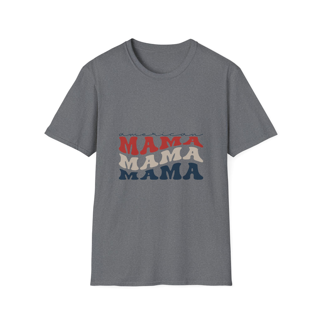 Mama Retro Tee — "American Mama" Graphic T-Shirt