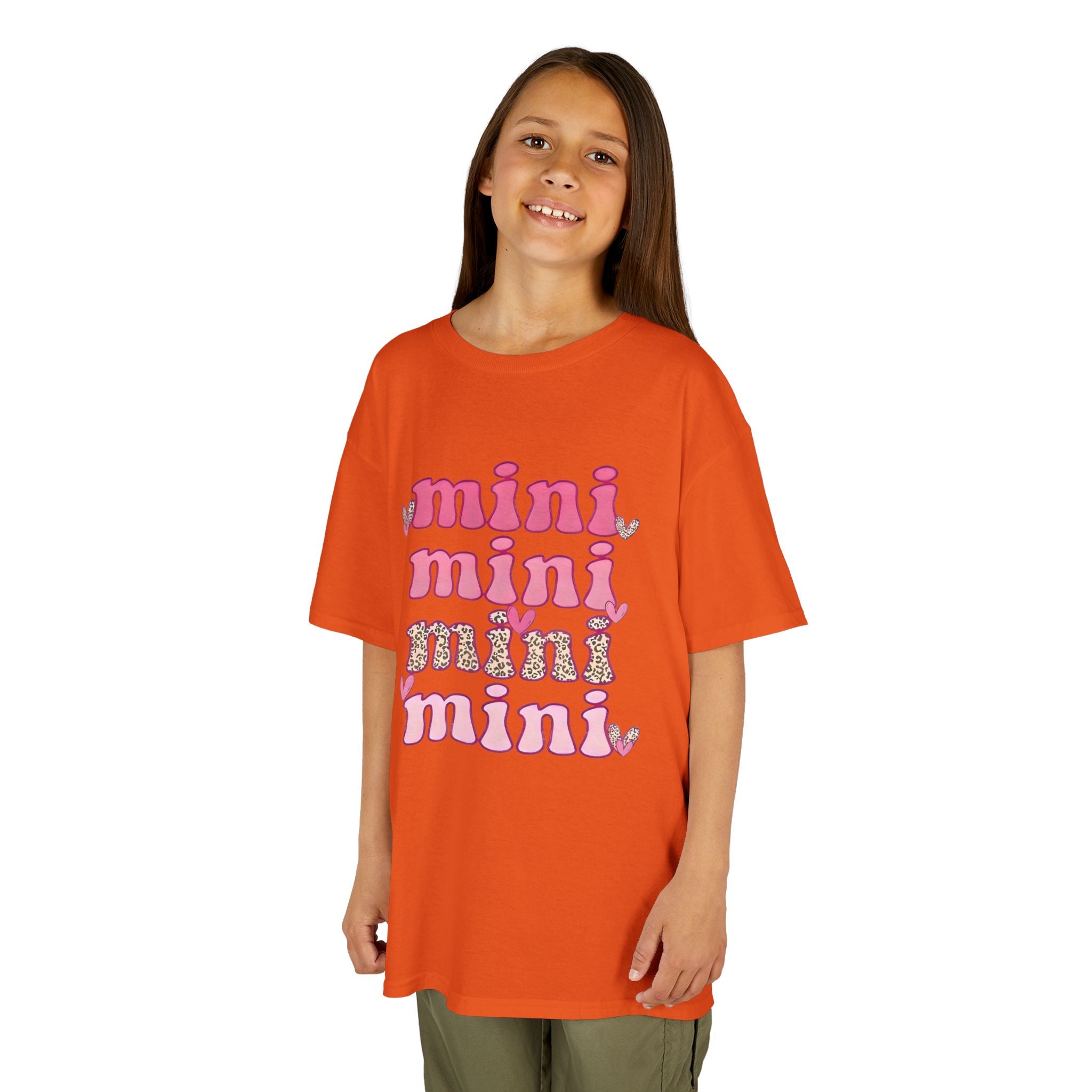 Kids Tee — 'mini' Pink Retro Stack Graphic Shirt