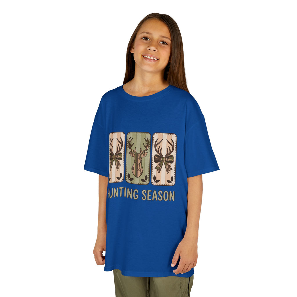 Kids 'Hunting Season' Graphic Tee — Deer Antler Outdoor Shirt