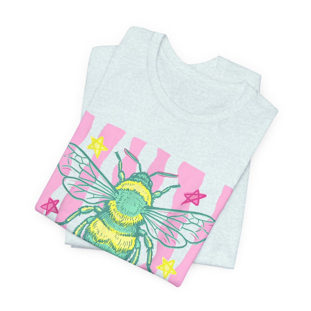 Kind Bee T-Shirt — Cute Pastel Bee Graphic Tee