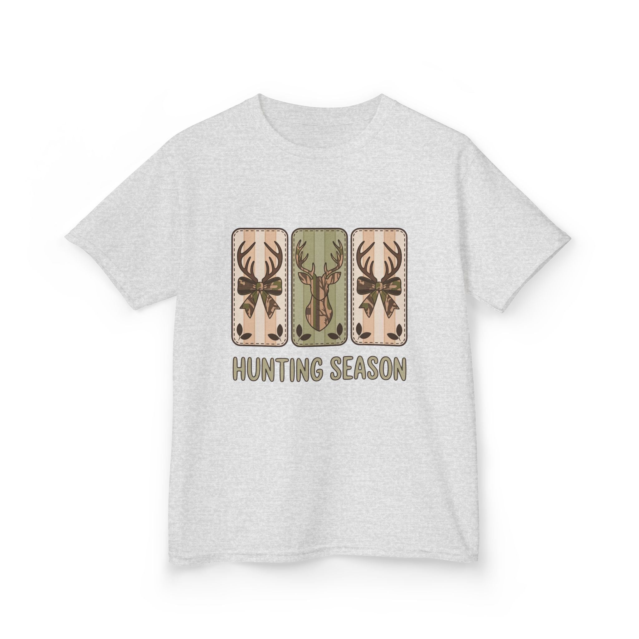 Kids 'Hunting Season' Graphic Tee — Deer Antler Outdoor Shirt