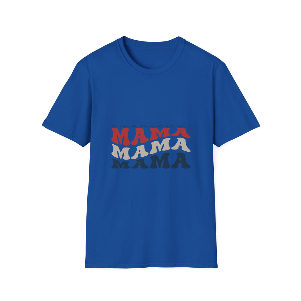 Mama Retro Tee — "American Mama" Graphic T-Shirt