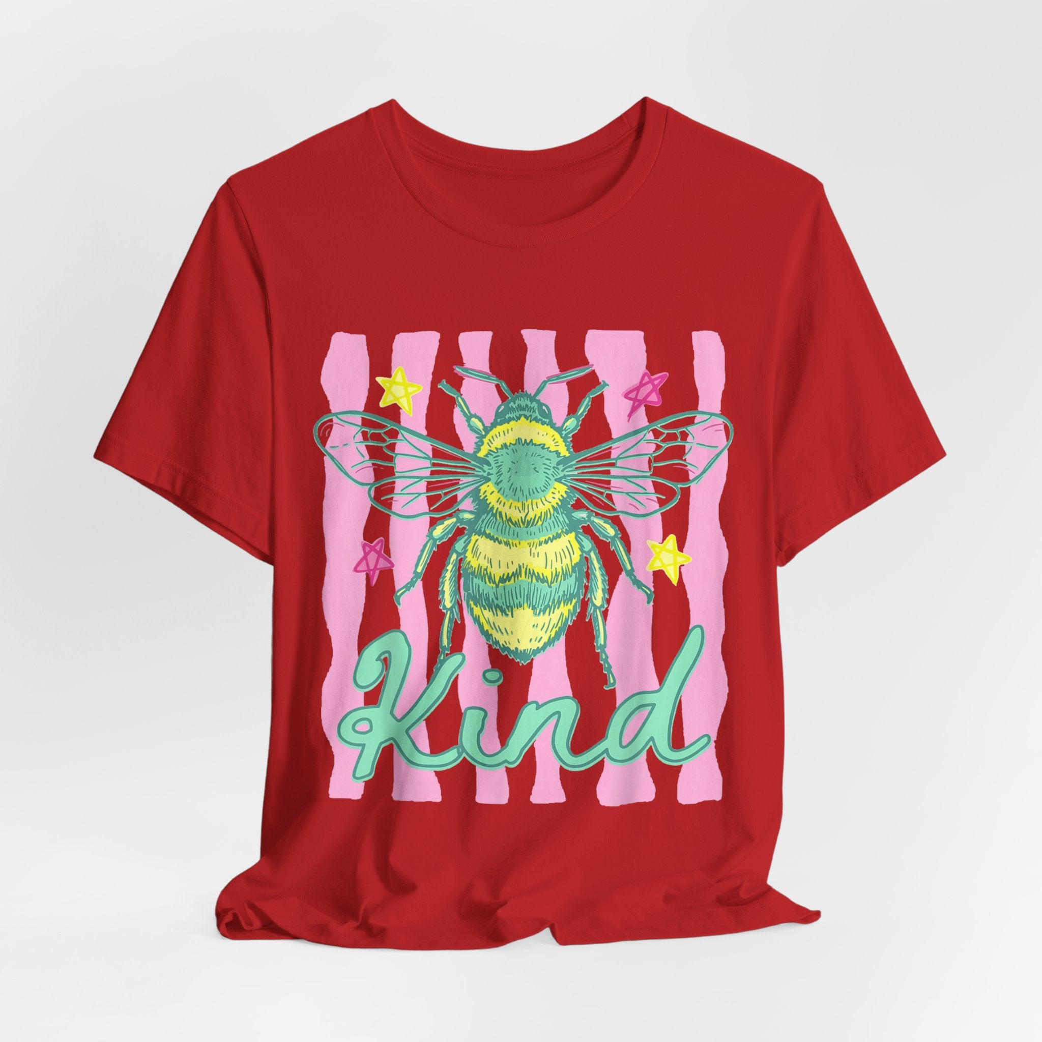 Kind Bee T-Shirt — Cute Pastel Bee Graphic Tee