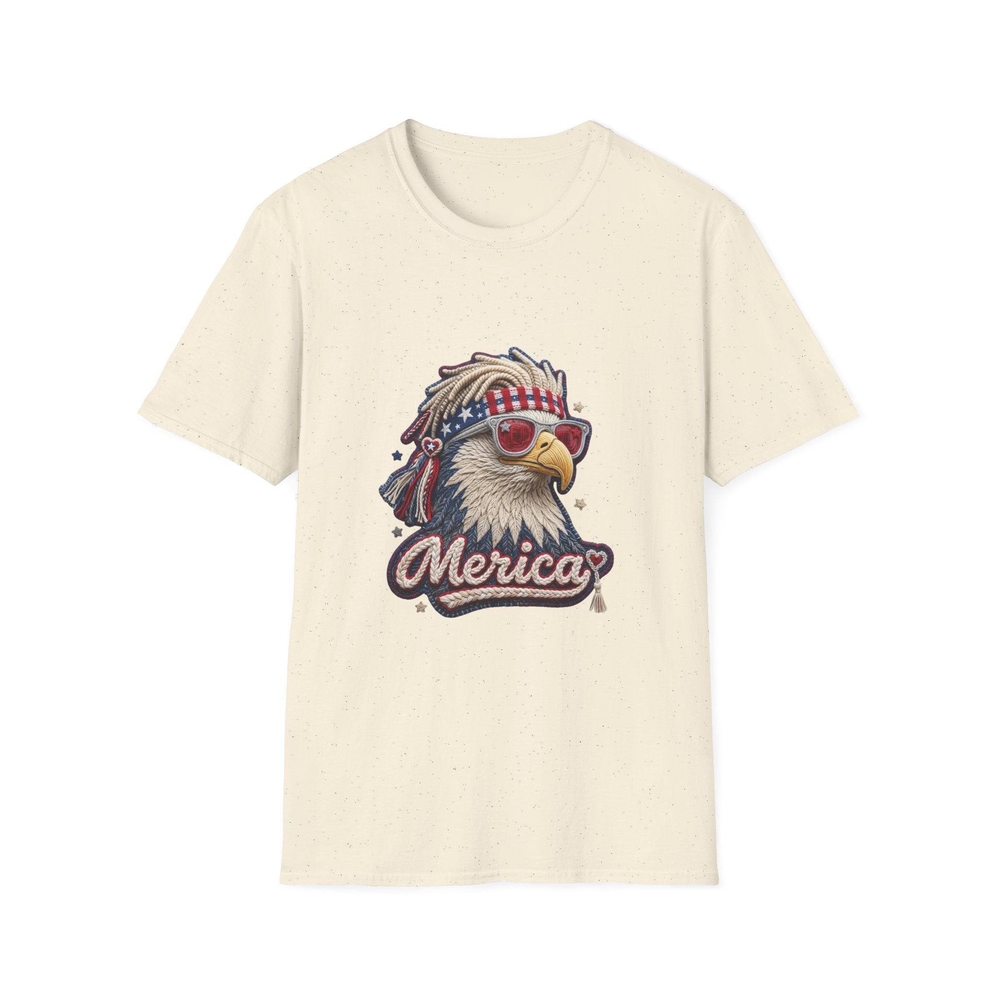 Eagle 'Merica T-Shirt — Patriotic Bald Eagle Sunglasses Tee