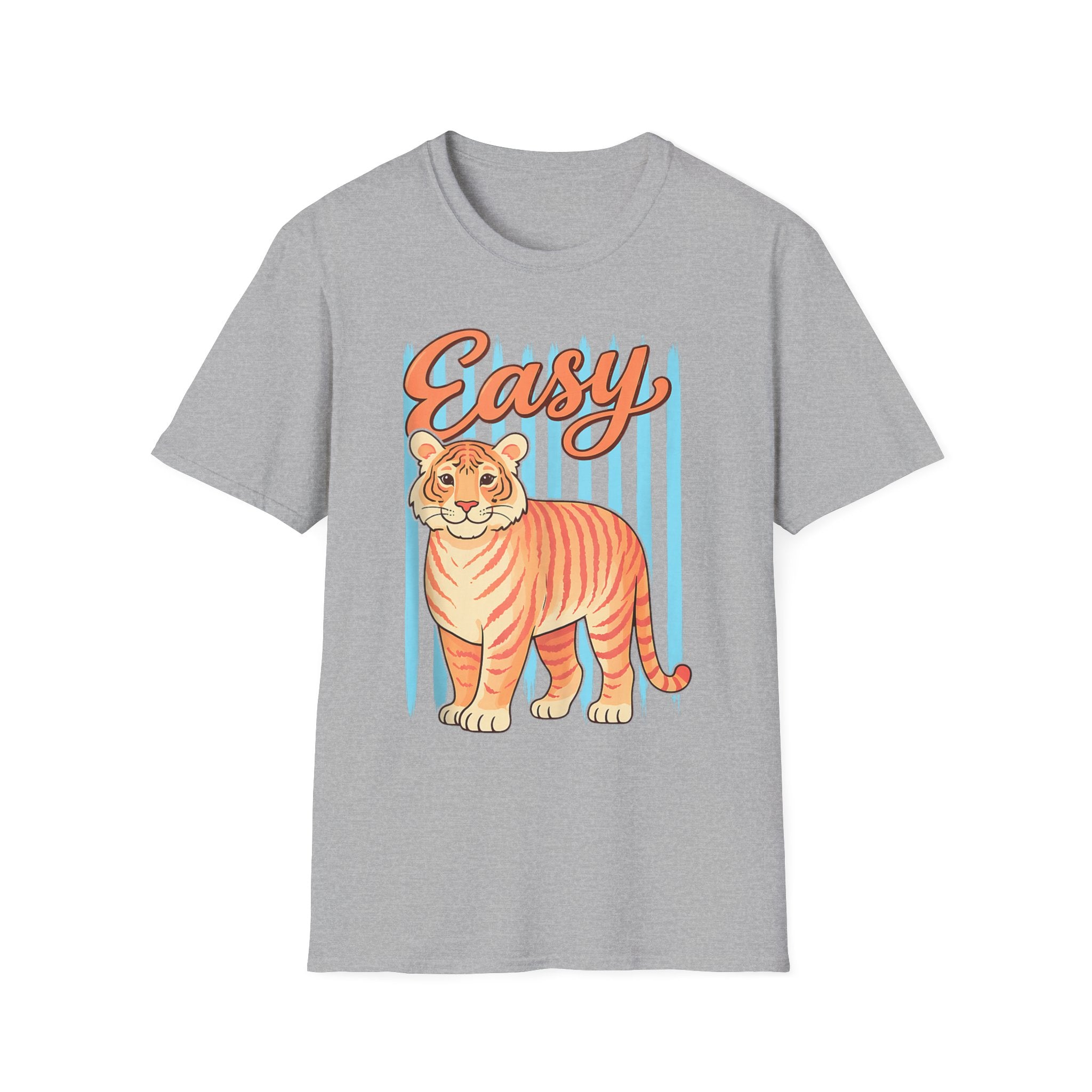 Easy Tiger T-Shirt — Retro Stripe Graphic Tee