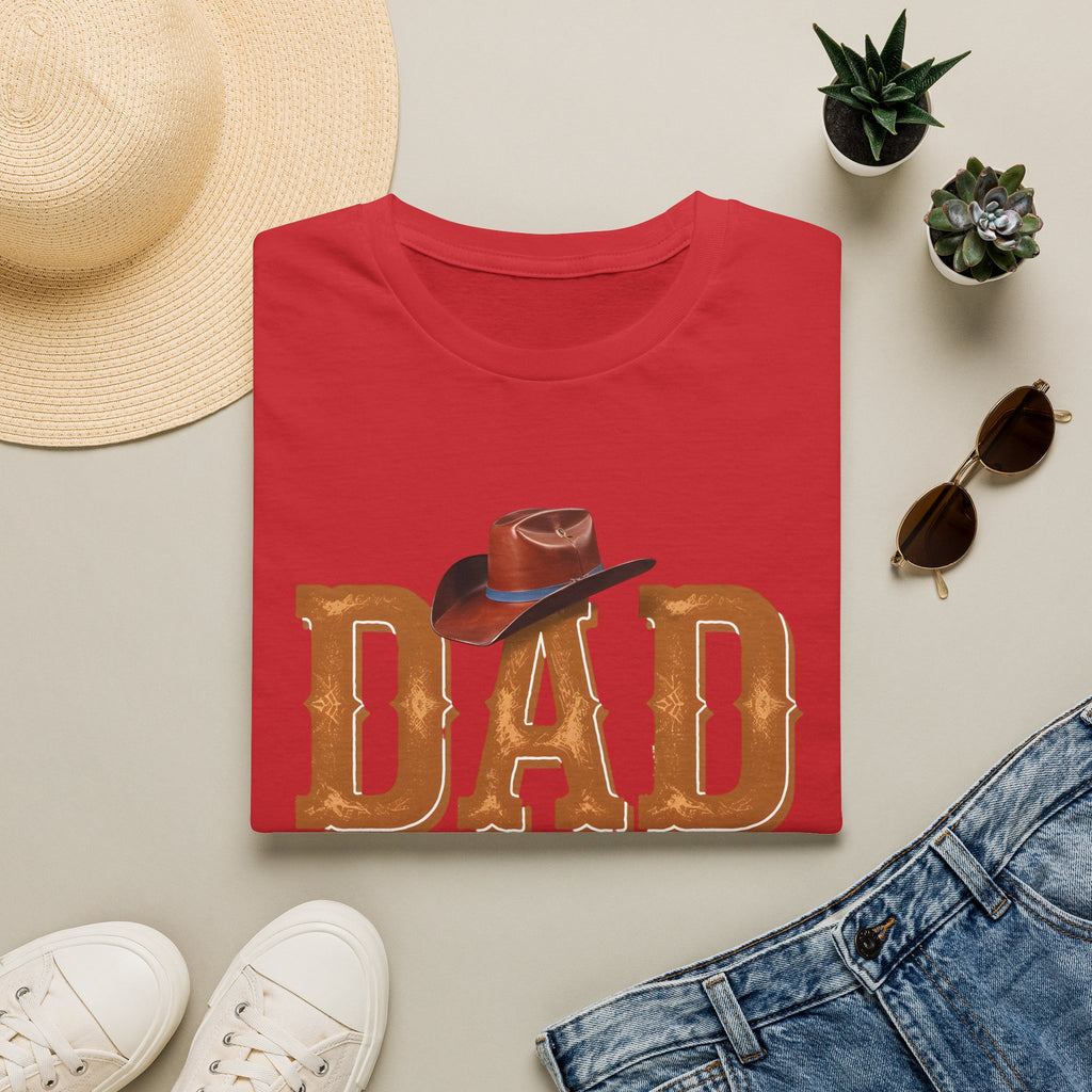 Dad Cowboy T-Shirt — "DAD" with Hat & "The Man The Myth The Legend" Design