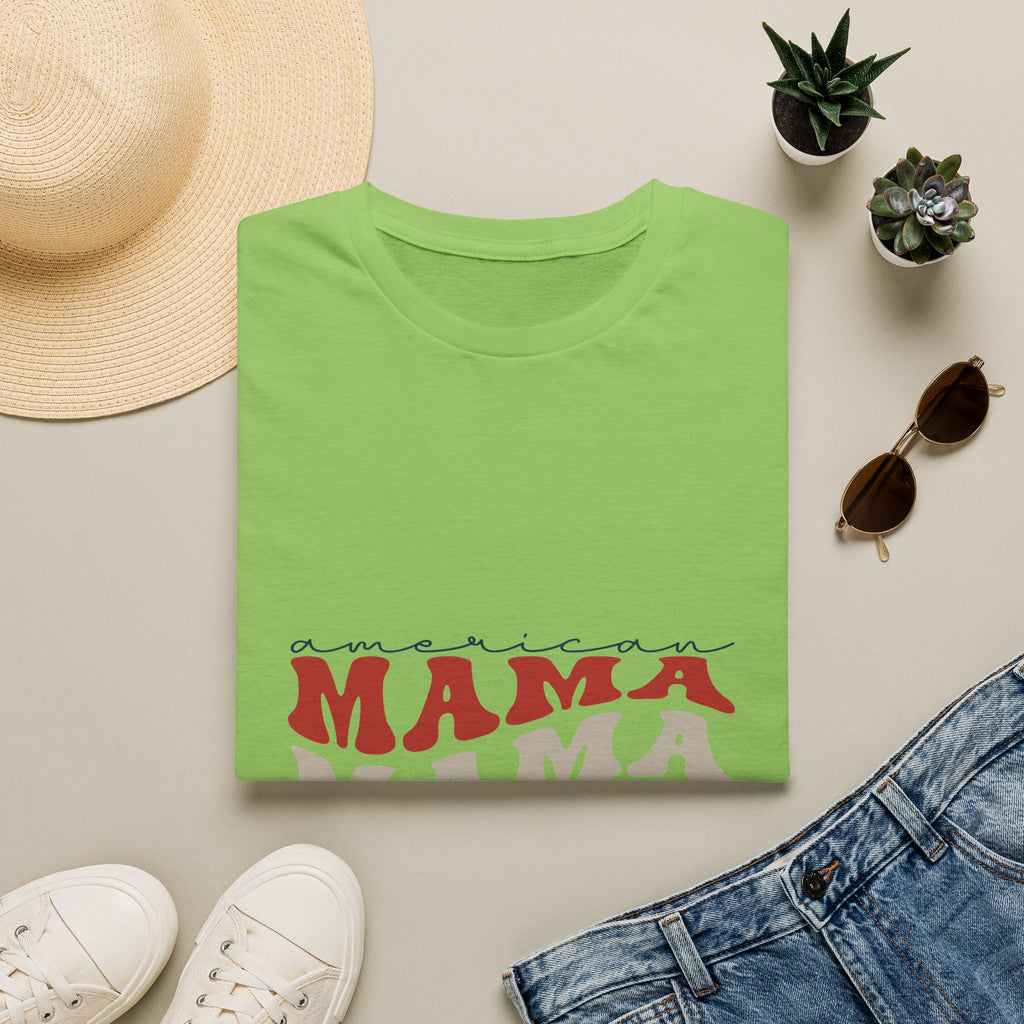 Mama Retro Tee — "American Mama" Graphic T-Shirt