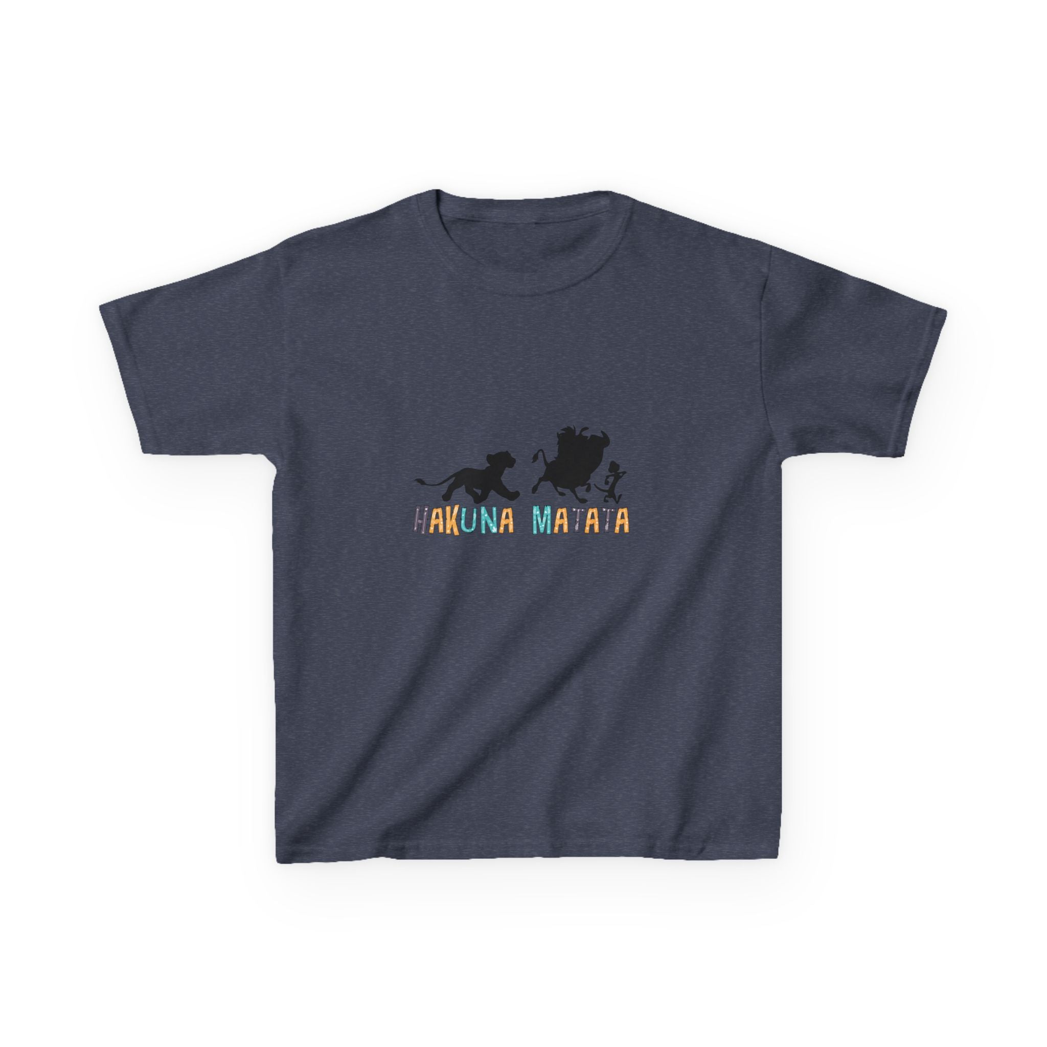 Kids Tee — 'Hakuna Matata' Silhouette Lion King Design