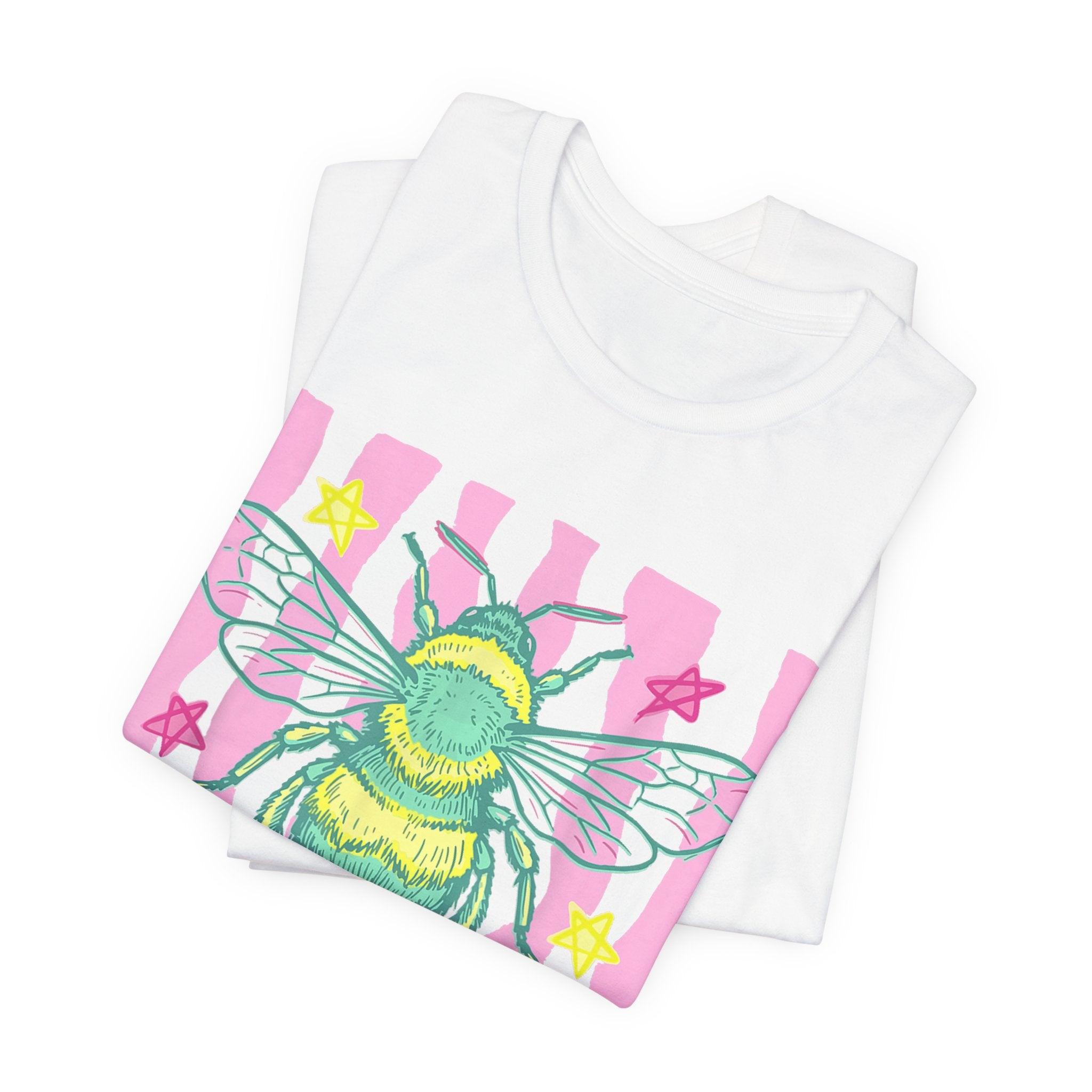 Kind Bee T-Shirt — Cute Pastel Bee Graphic Tee
