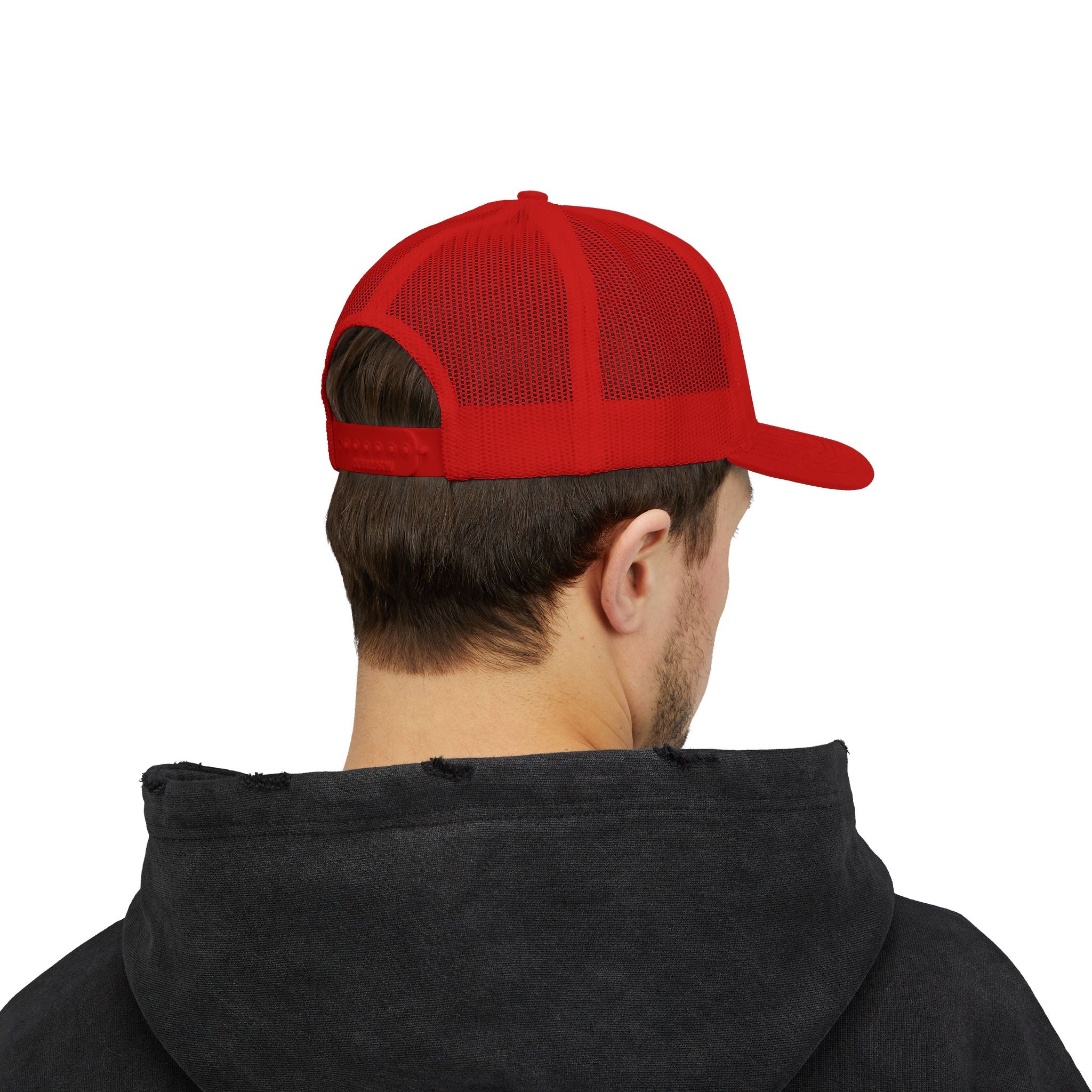 Beachin' Snapback Trucker Cap — Casual Beach Vibe Mesh Hat