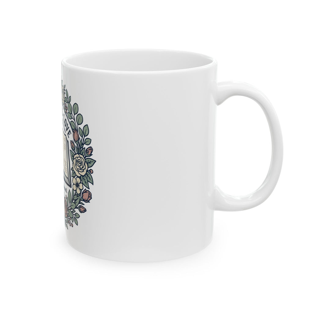 Faith Hope Love Bible Mug — Scripture for the Soul Ceramic Coffee Cup (11oz/15oz)