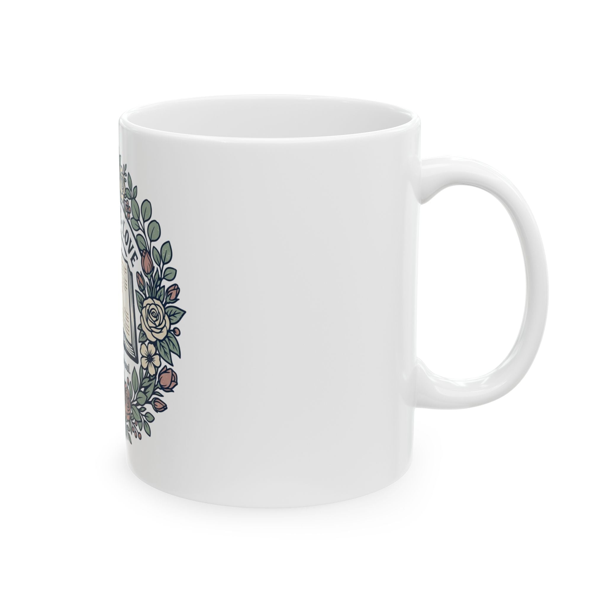 Faith Hope Love Bible Mug — Scripture for the Soul Ceramic Coffee Cup (11oz/15oz)
