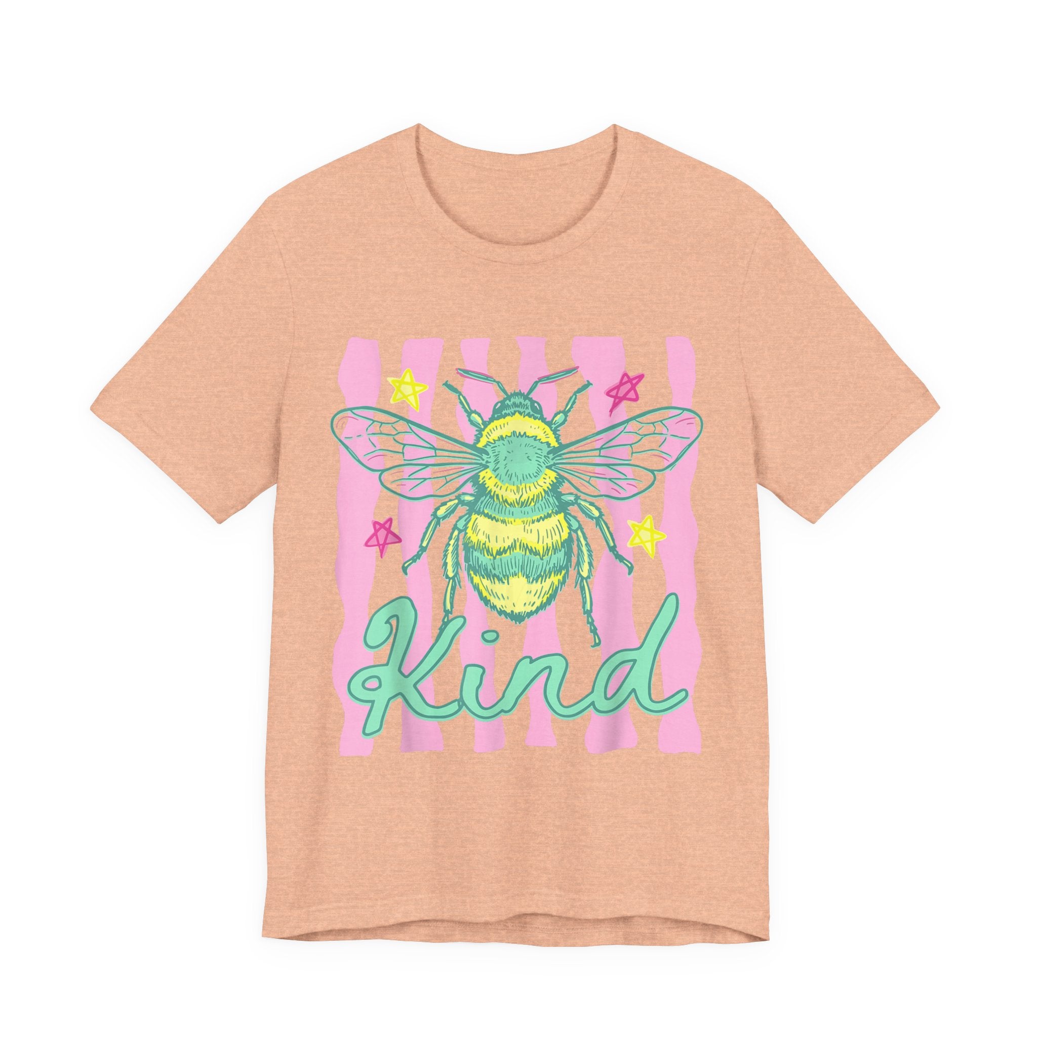 Kind Bee T-Shirt — Cute Pastel Bee Graphic Tee
