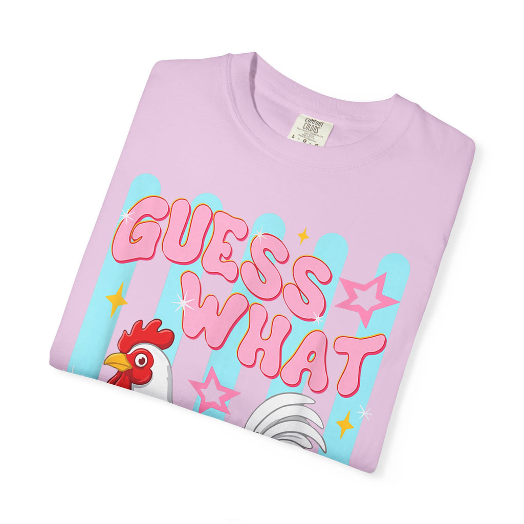 Guess What Rooster T-Shirt — Cute Retro Chicken Graphic Tee