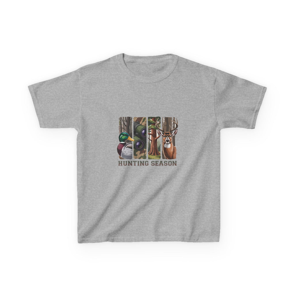 Kids Tee — 'Hunting Season' Duck & Deer Woodland Graphic