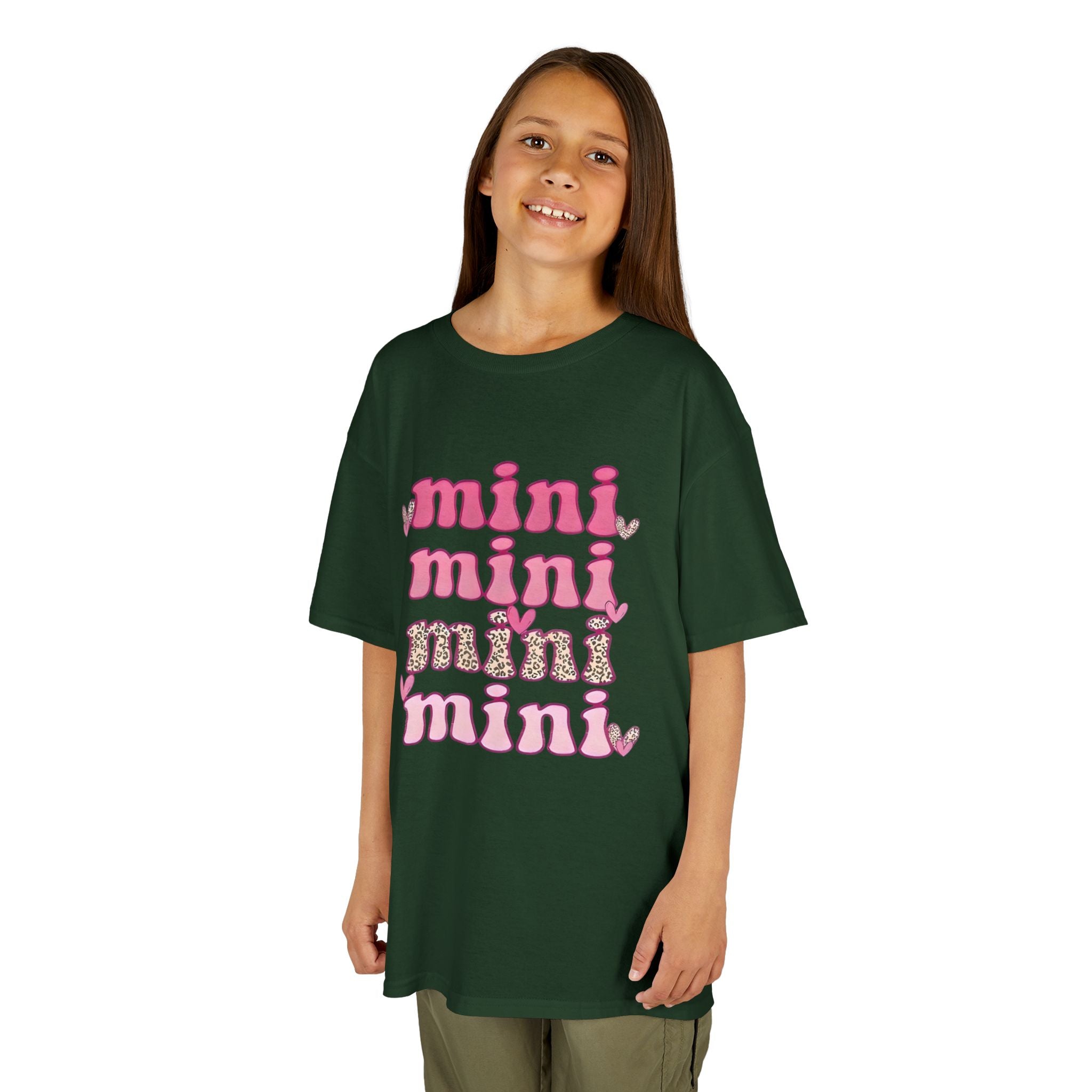 Kids Tee — 'mini' Pink Retro Stack Graphic Shirt