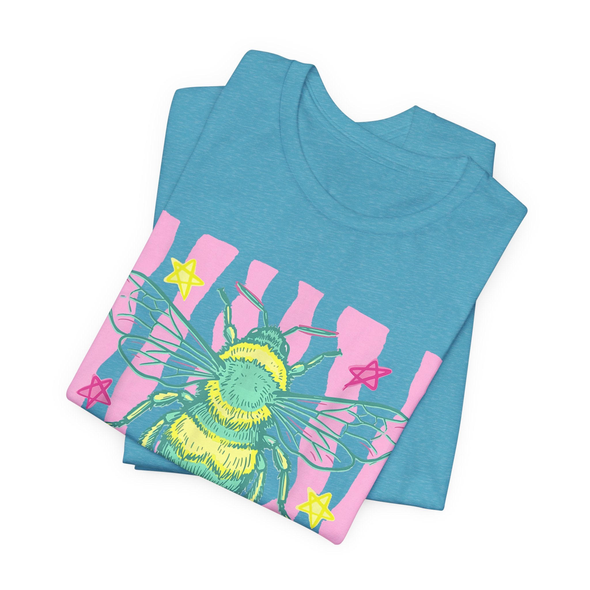 Kind Bee T-Shirt — Cute Pastel Bee Graphic Tee
