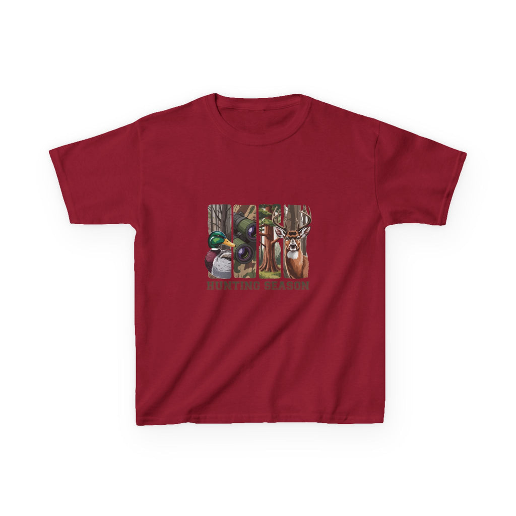 Kids Tee — 'Hunting Season' Duck & Deer Woodland Graphic